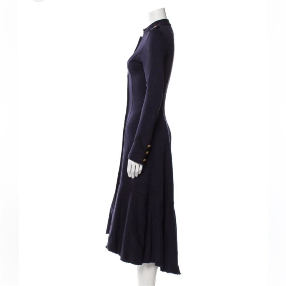 Ralph Lauren Denim Supply Military Maxi Jacket Officers Coat Cardigan Duster L - Picture 14 of 15